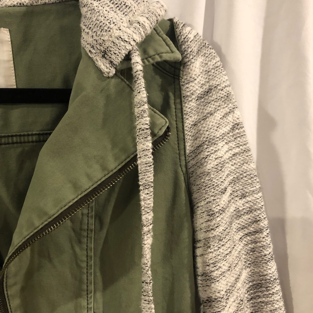 Mossimo Supply Co. Green Jacket w/ Hood - Picture 3 of 5